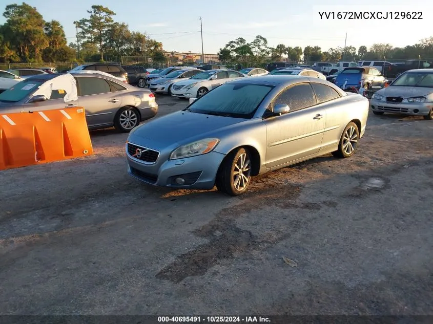 2012 Volvo C70 VIN: YV1672MCXCJ129622 Lot: 40695491