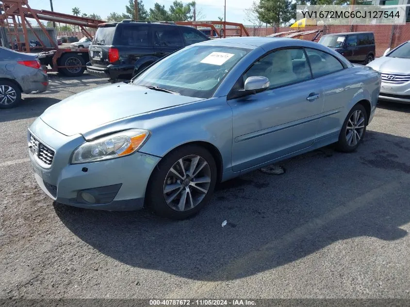 2012 Volvo C70 T5 VIN: YV1672MC6CJ127544 Lot: 40787672