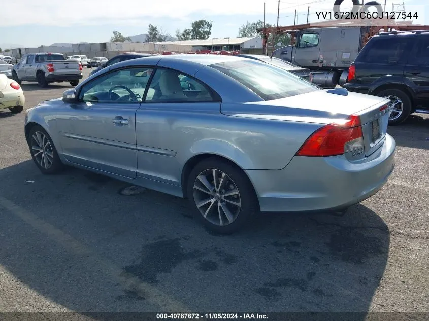 2012 Volvo C70 T5 VIN: YV1672MC6CJ127544 Lot: 40787672