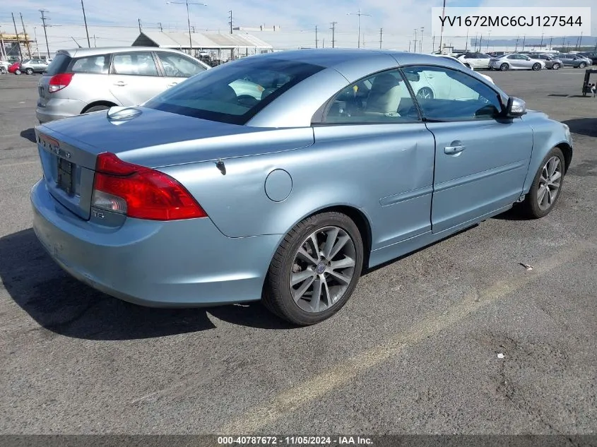 2012 Volvo C70 T5 VIN: YV1672MC6CJ127544 Lot: 40787672