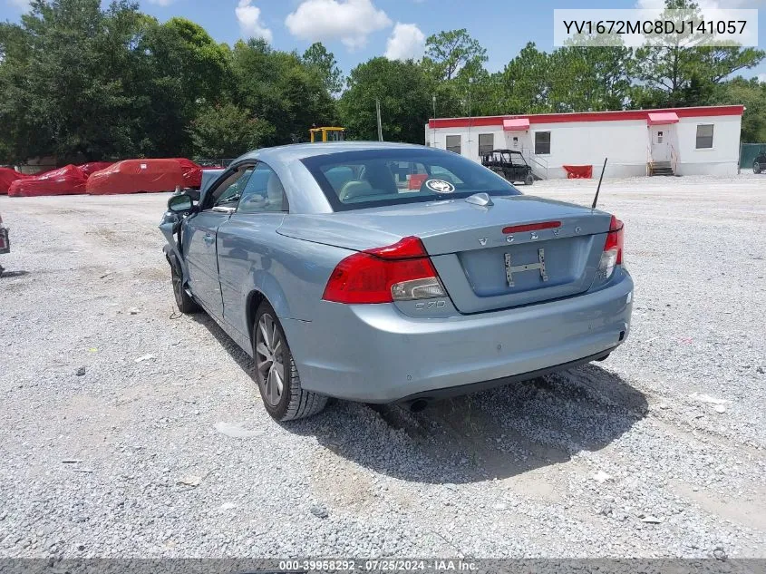 2013 Volvo C70 T5 VIN: YV1672MC8DJ141057 Lot: 39958292