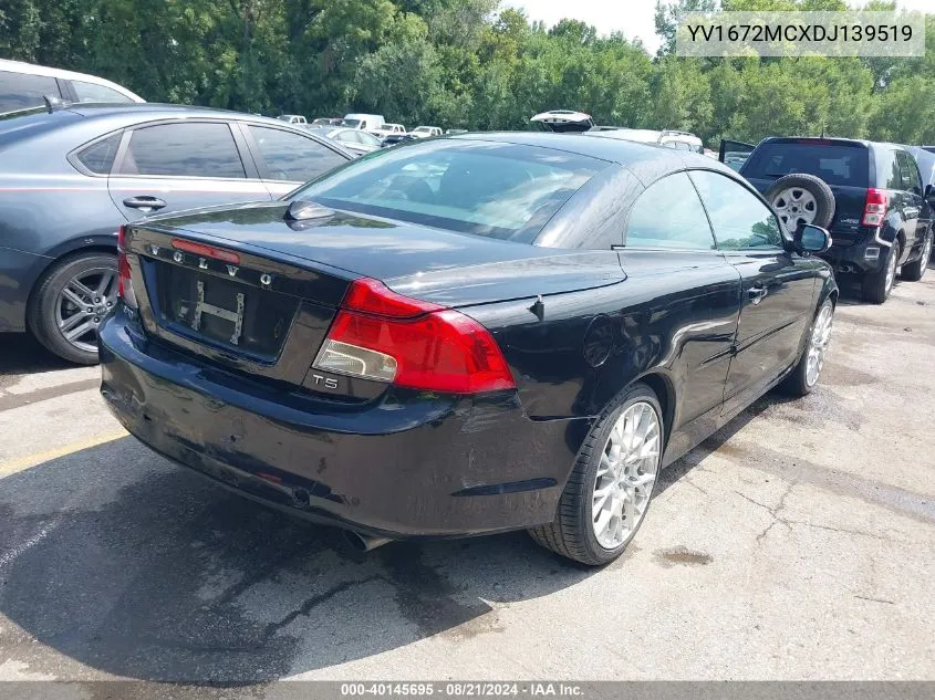 YV1672MCXDJ139519 2013 Volvo C70 T5