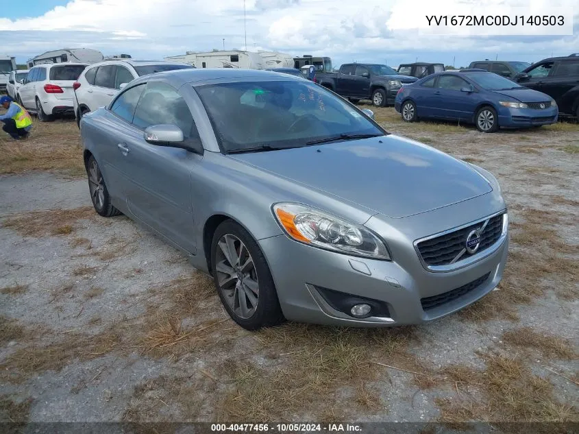 2013 Volvo C70 T5 VIN: YV1672MC0DJ140503 Lot: 40477456