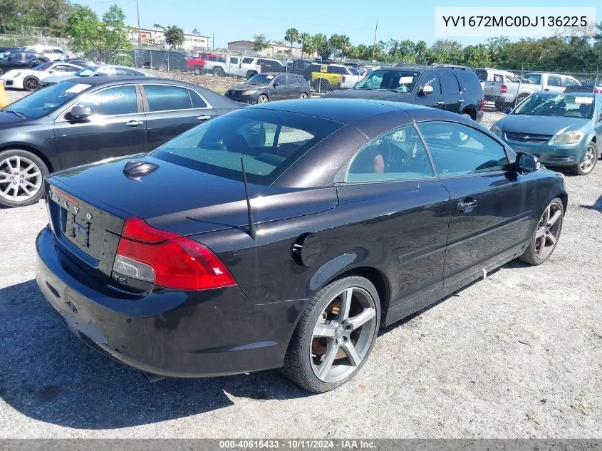 2013 Volvo C70 T5 VIN: YV1672MC0DJ136225 Lot: 40515433