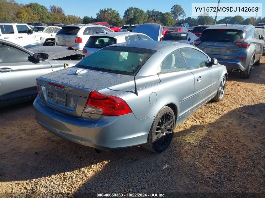 2013 Volvo C70 T5 VIN: YV1672MC9DJ142668 Lot: 40650350