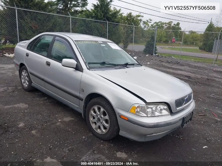 YV1VS2557YF506508 2000 Volvo S40 A/As