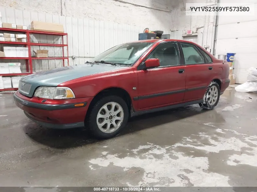 YV1VS2559YF573580 2000 Volvo S40 A/As