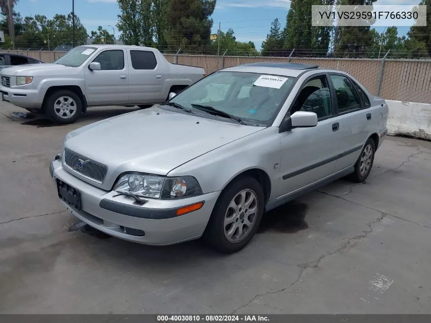 2001 Volvo S40 A/Sport Edition VIN: YV1VS29591F766330 Lot: 40030810