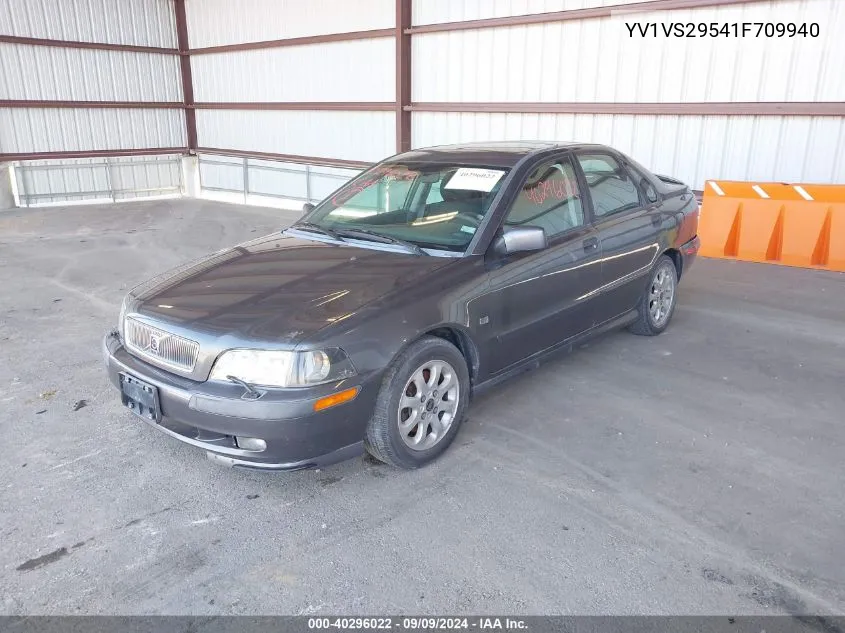 2001 Volvo S40 A/Sport Edition VIN: YV1VS29541F709940 Lot: 40296022