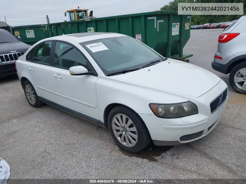 2004 Volvo S40 2.4I VIN: YV1MS382442021456 Lot: 40042476