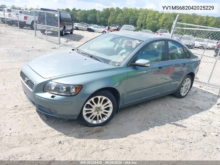 YV1MS682042025229 2004 Volvo S40 T5