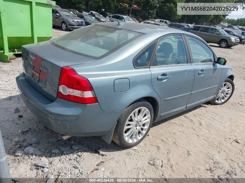 2004 Volvo S40 T5 VIN: YV1MS682042025229 Lot: 40226420