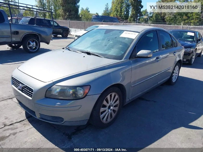 2004 Volvo S40 2.4I/2.4I A Sr (New) VIN: YV1MS382142018160 Lot: 40307171