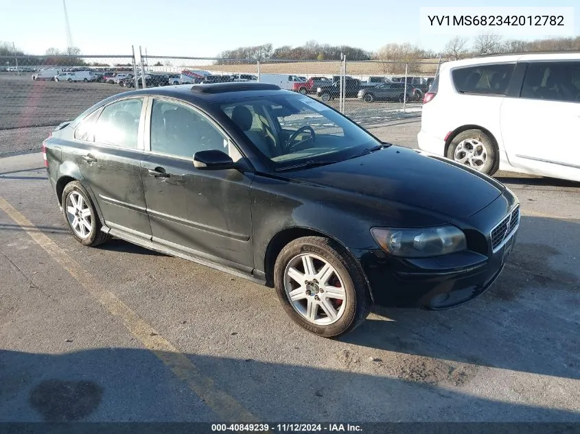 2004 Volvo S40 T5 VIN: YV1MS682342012782 Lot: 40849239