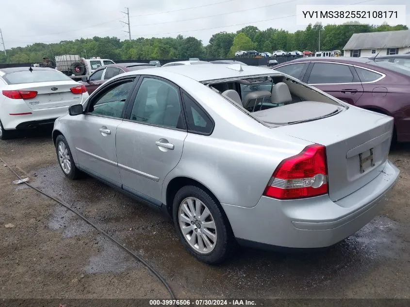 YV1MS382552108171 2005 Volvo S40 2.4I