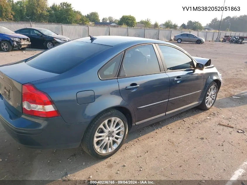 YV1MS382052051863 2005 Volvo S40 2.4I