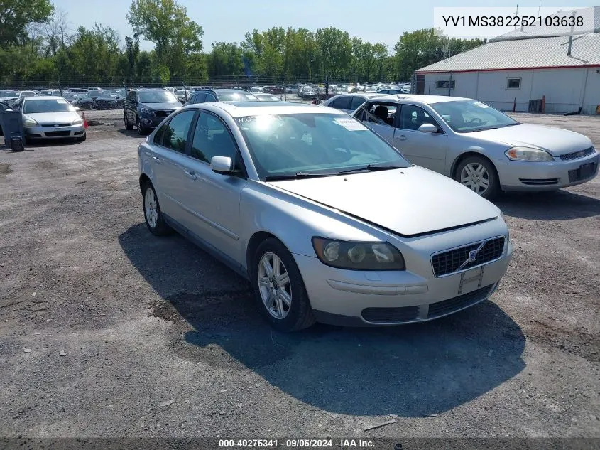 2005 Volvo S40 2.4I VIN: YV1MS382252103638 Lot: 40275341