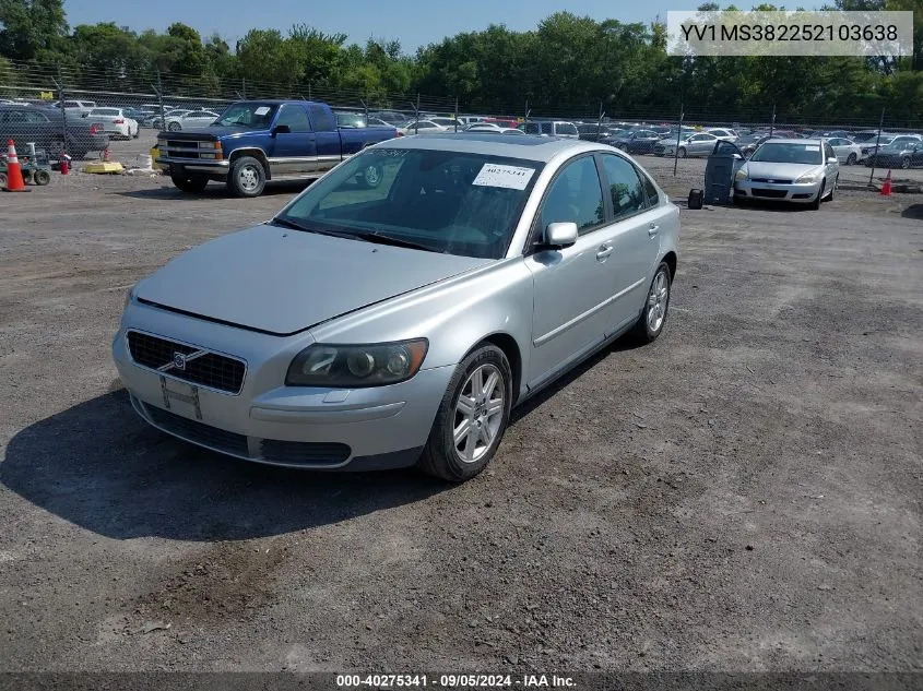 YV1MS382252103638 2005 Volvo S40 2.4I