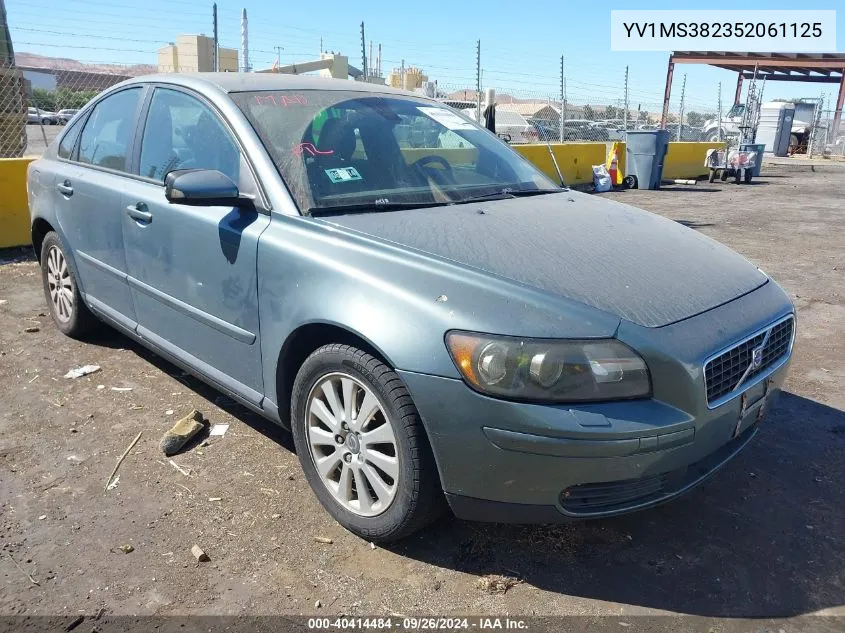 2005 Volvo S40 2.4I VIN: YV1MS382352061125 Lot: 40414484