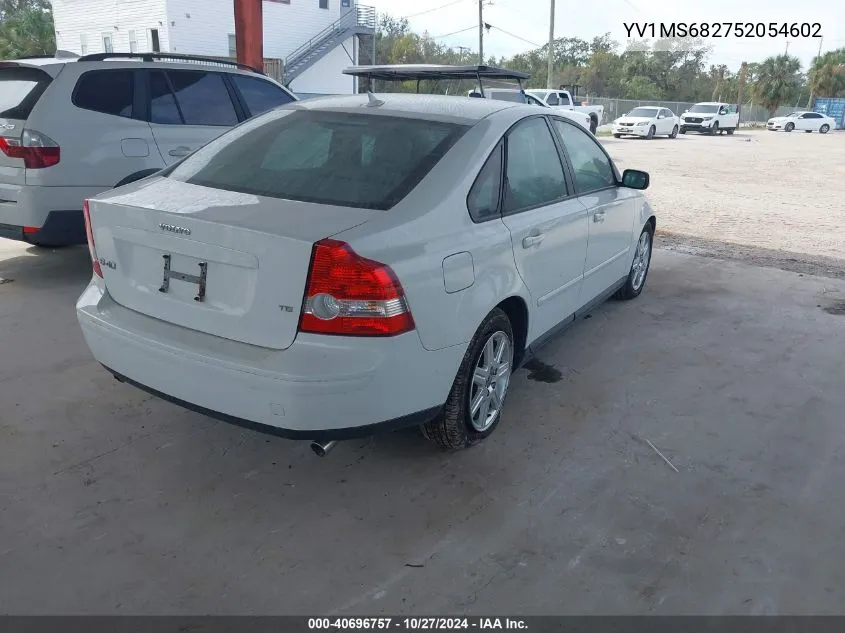 2005 Volvo S40 T5 VIN: YV1MS682752054602 Lot: 40696757