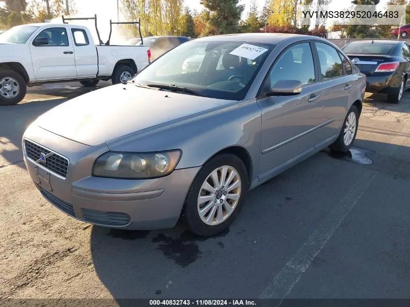 2005 Volvo S40 2.4I VIN: YV1MS382952046483 Lot: 40832743