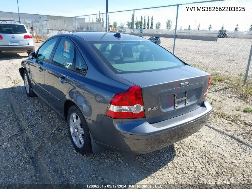 2006 Volvo S40 VIN: YV1MS382662203825 Lot: 12096251