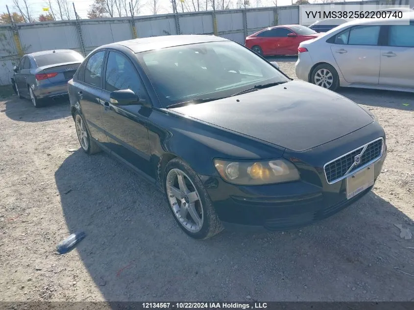 YV1MS382562200740 2006 Volvo S40