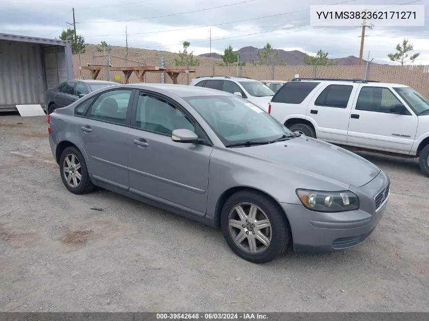 2006 Volvo S40 2.4I VIN: YV1MS382362171271 Lot: 39542648