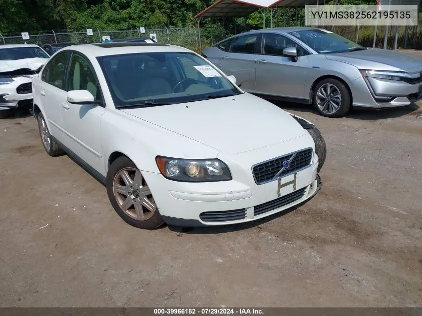 YV1MS382562195135 2006 Volvo S40 2.4I