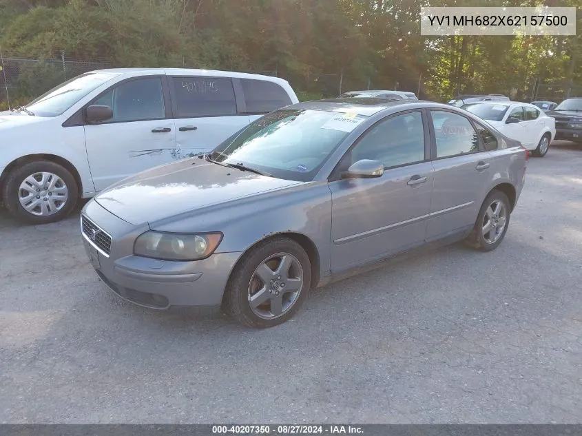 2006 Volvo S40 T5 VIN: YV1MH682X62157500 Lot: 40207350