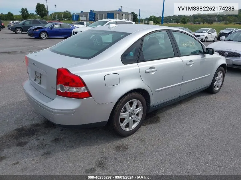 YV1MS382262174288 2006 Volvo S40 2.4I