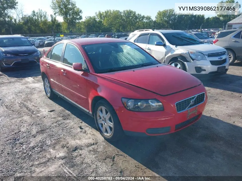 2006 Volvo S40 2.4I VIN: YV1MS390862177466 Lot: 40258783