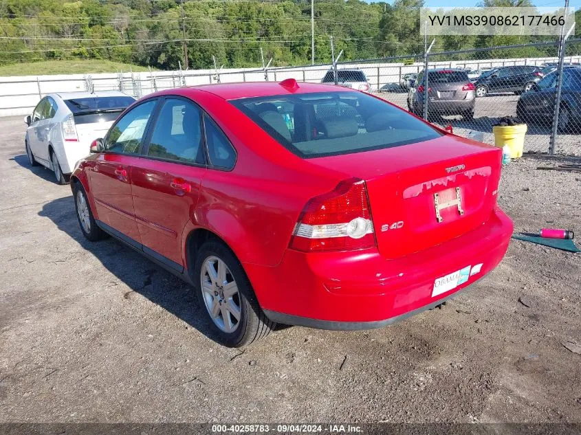 YV1MS390862177466 2006 Volvo S40 2.4I