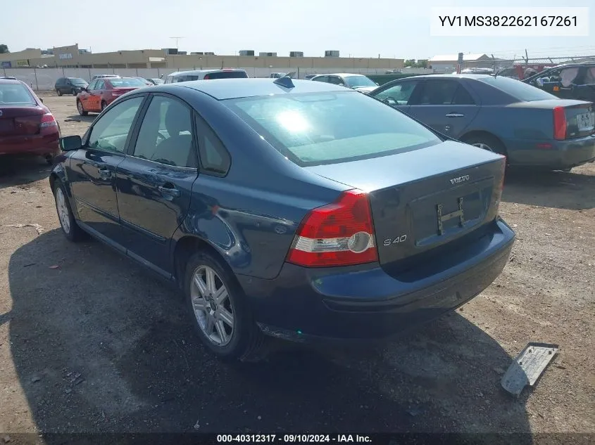 YV1MS382262167261 2006 Volvo S40 2.4I