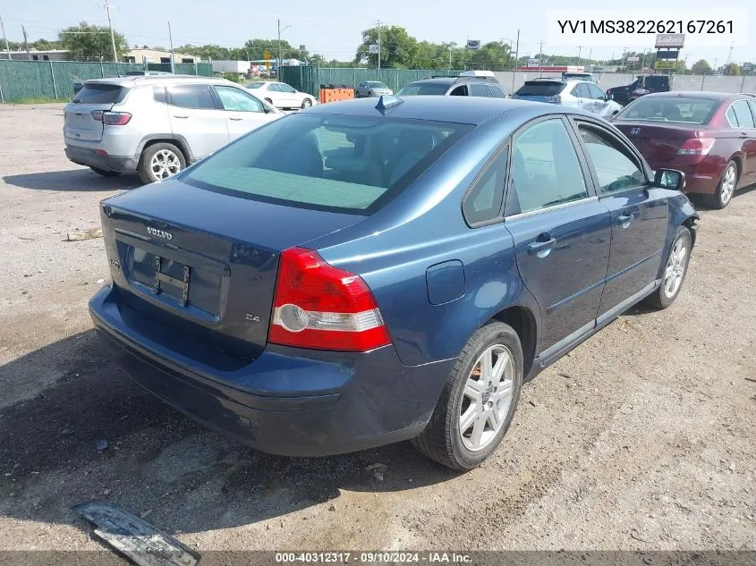 YV1MS382262167261 2006 Volvo S40 2.4I