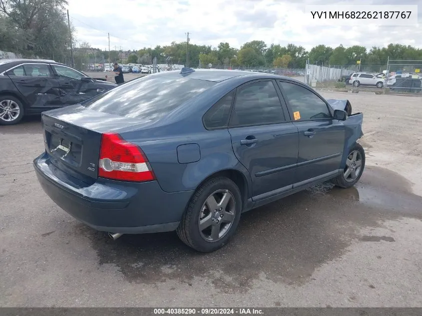 YV1MH682262187767 2006 Volvo S40 T5