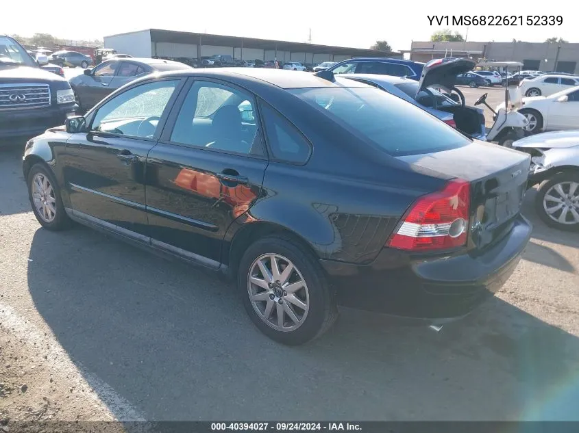 YV1MS682262152339 2006 Volvo S40 T5