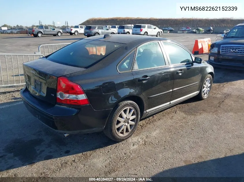 YV1MS682262152339 2006 Volvo S40 T5