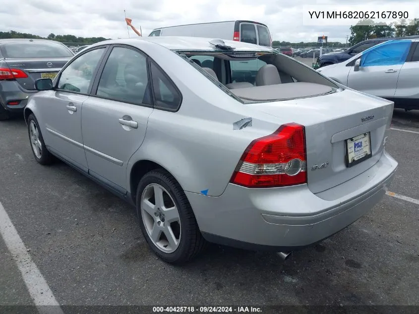 2006 Volvo S40 T5 VIN: YV1MH682062167890 Lot: 40425718