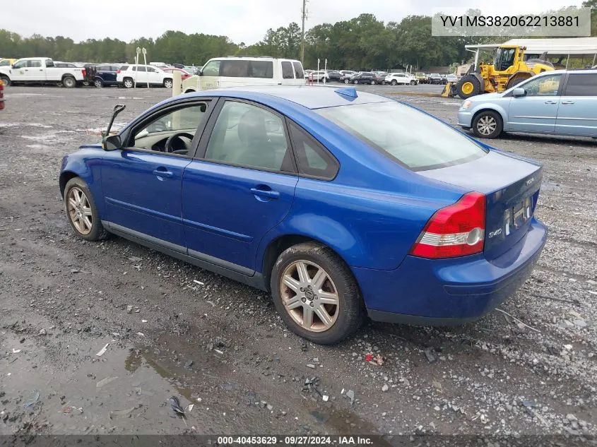 2006 Volvo S40 2.4I VIN: YV1MS382062213881 Lot: 40453629