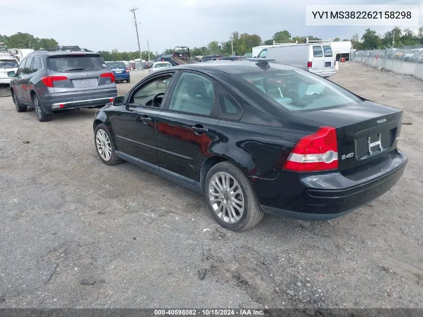 YV1MS382262158298 2006 Volvo S40 2.4I