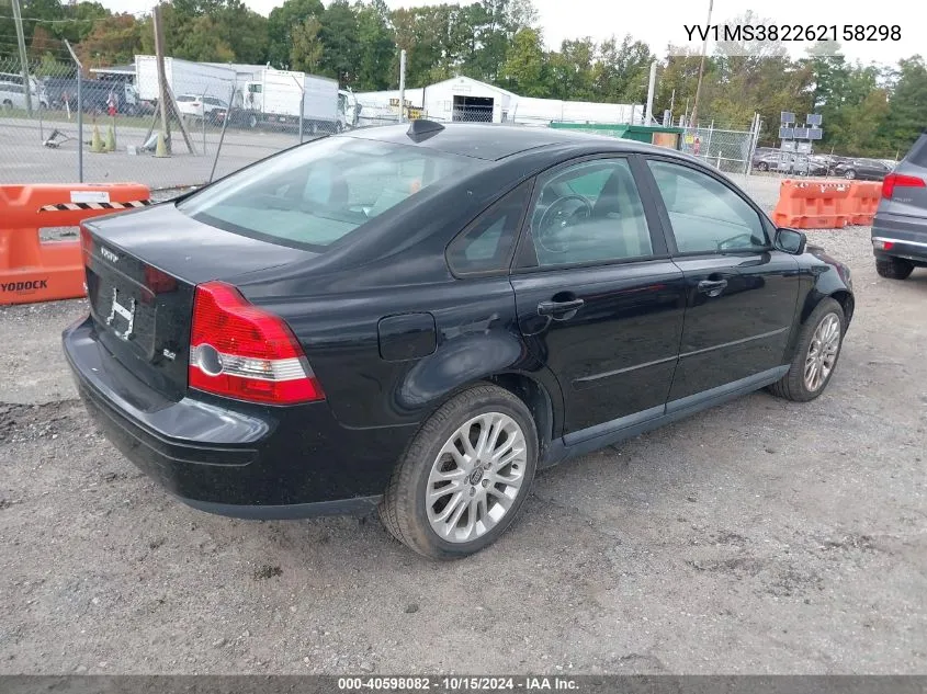 YV1MS382262158298 2006 Volvo S40 2.4I