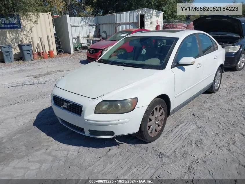 2006 Volvo S40 T5 VIN: YV1MS682062184223 Lot: 40699225