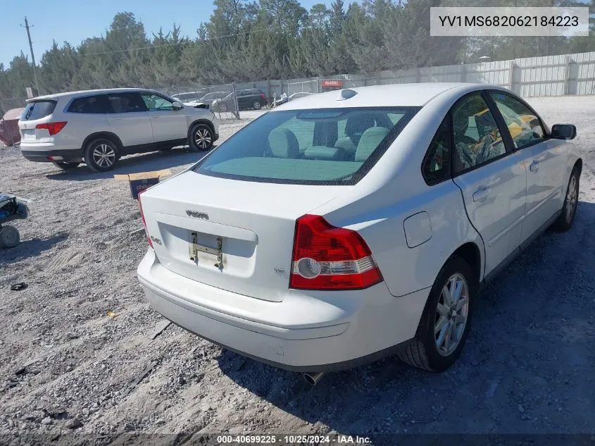 2006 Volvo S40 T5 VIN: YV1MS682062184223 Lot: 40699225