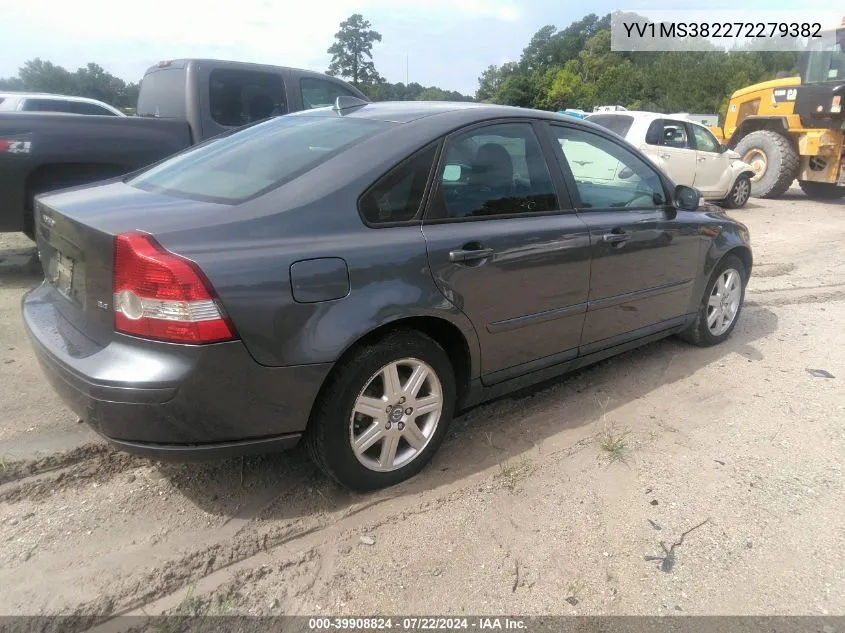 2007 Volvo S40 2.4I VIN: YV1MS382272279382 Lot: 39908824