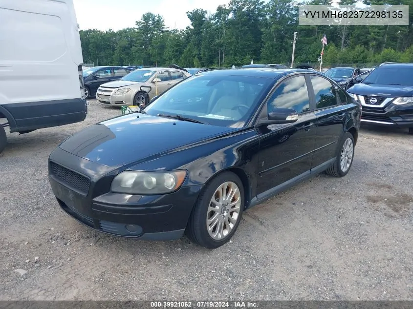 2007 Volvo S40 T5 VIN: YV1MH682372298135 Lot: 39921062