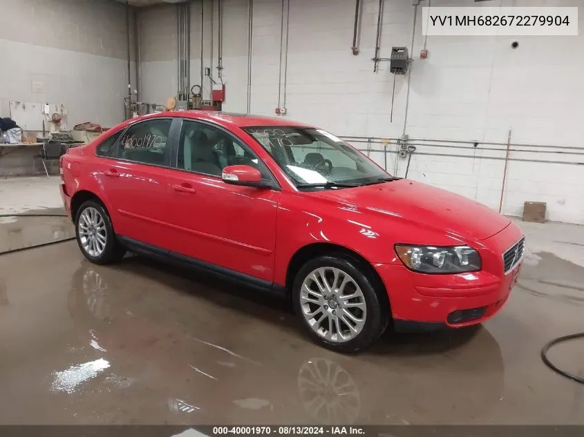 2007 Volvo S40 T5 VIN: YV1MH682672279904 Lot: 40001970