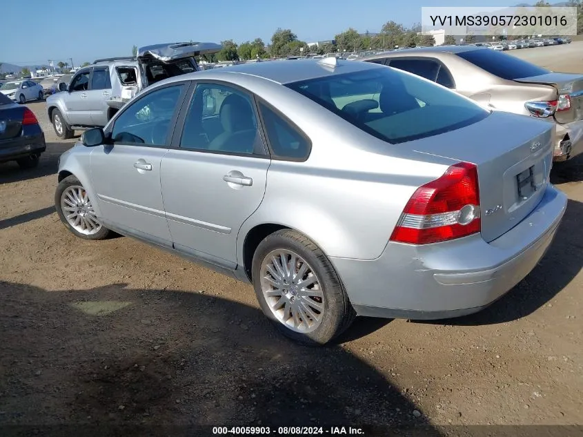 2007 Volvo S40 2.4I VIN: YV1MS390572301016 Lot: 40059903