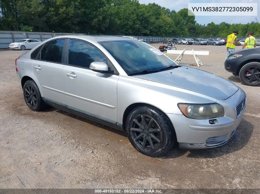 2007 Volvo S40 2.4I VIN: YV1MS382772305099 Lot: 40153152