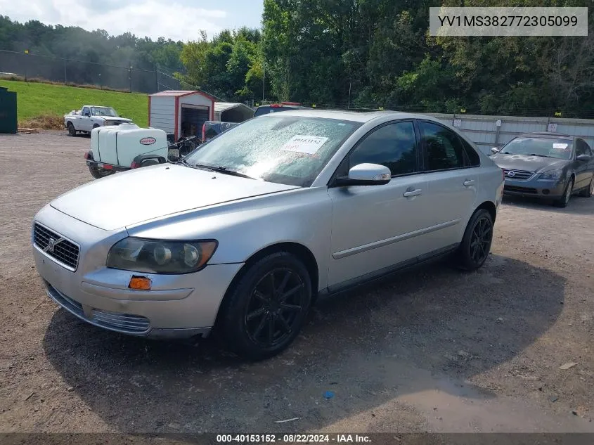 2007 Volvo S40 2.4I VIN: YV1MS382772305099 Lot: 40153152